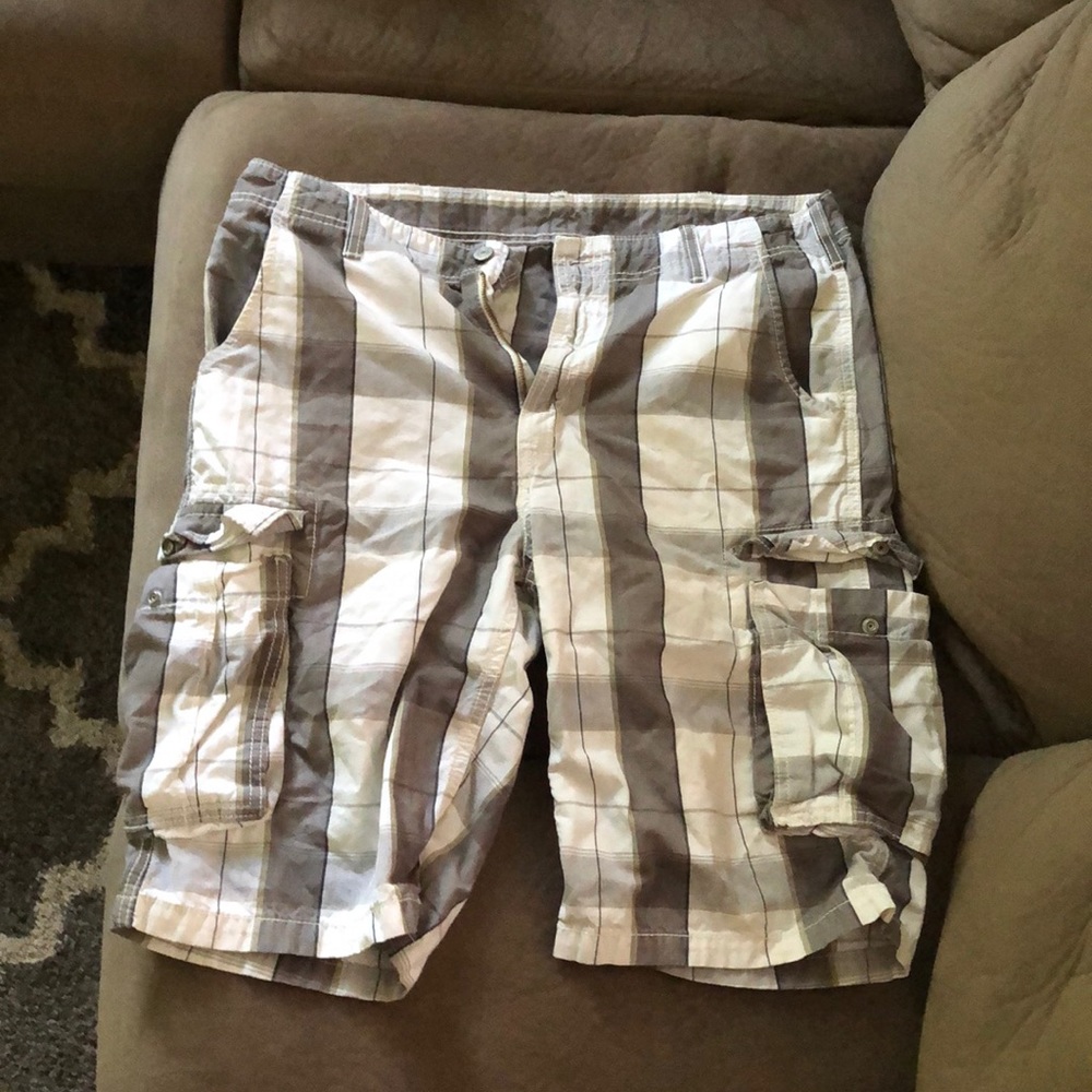 Levi’s plaid shorts